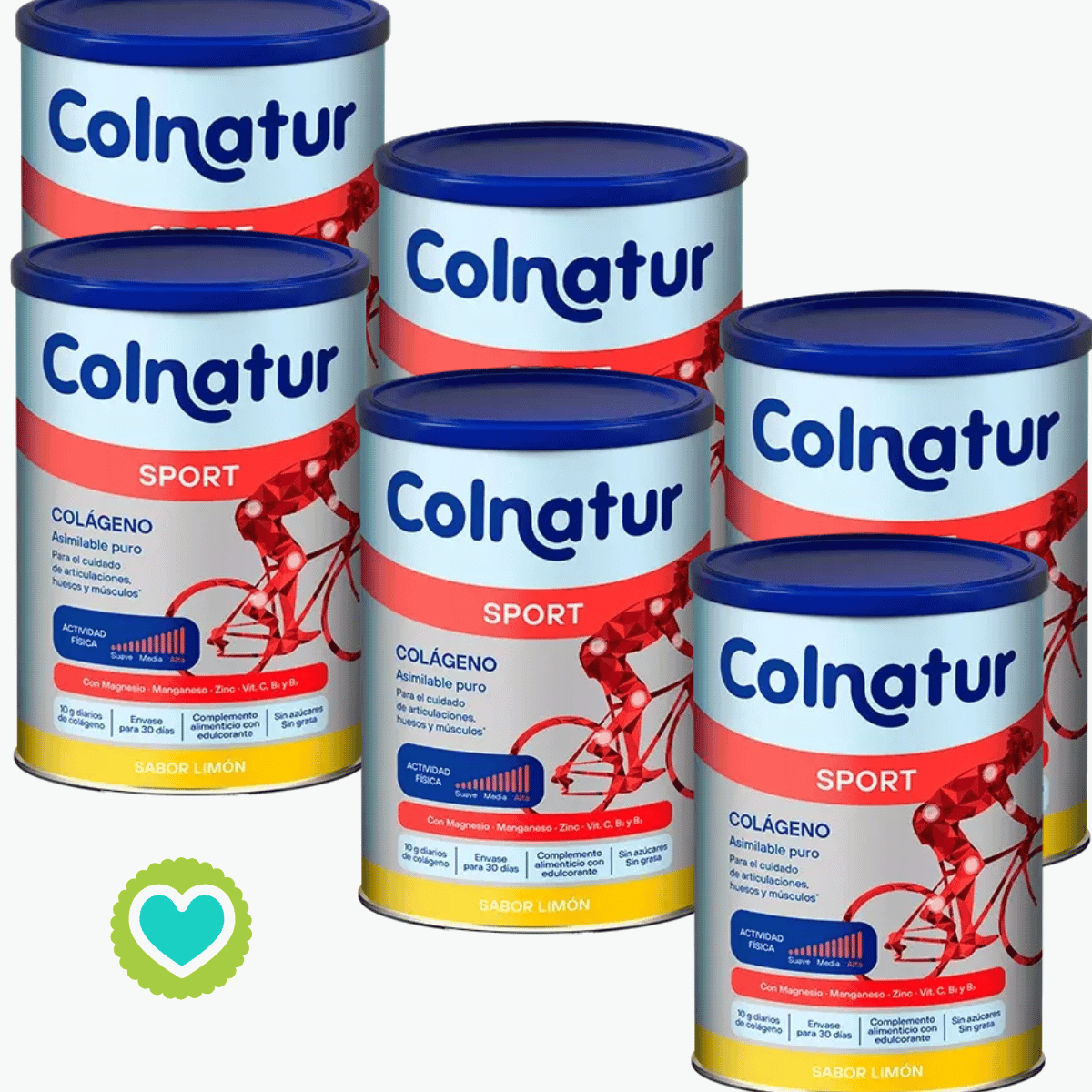 Colnatur Sport Sabor Limón Pack 6 x 360g