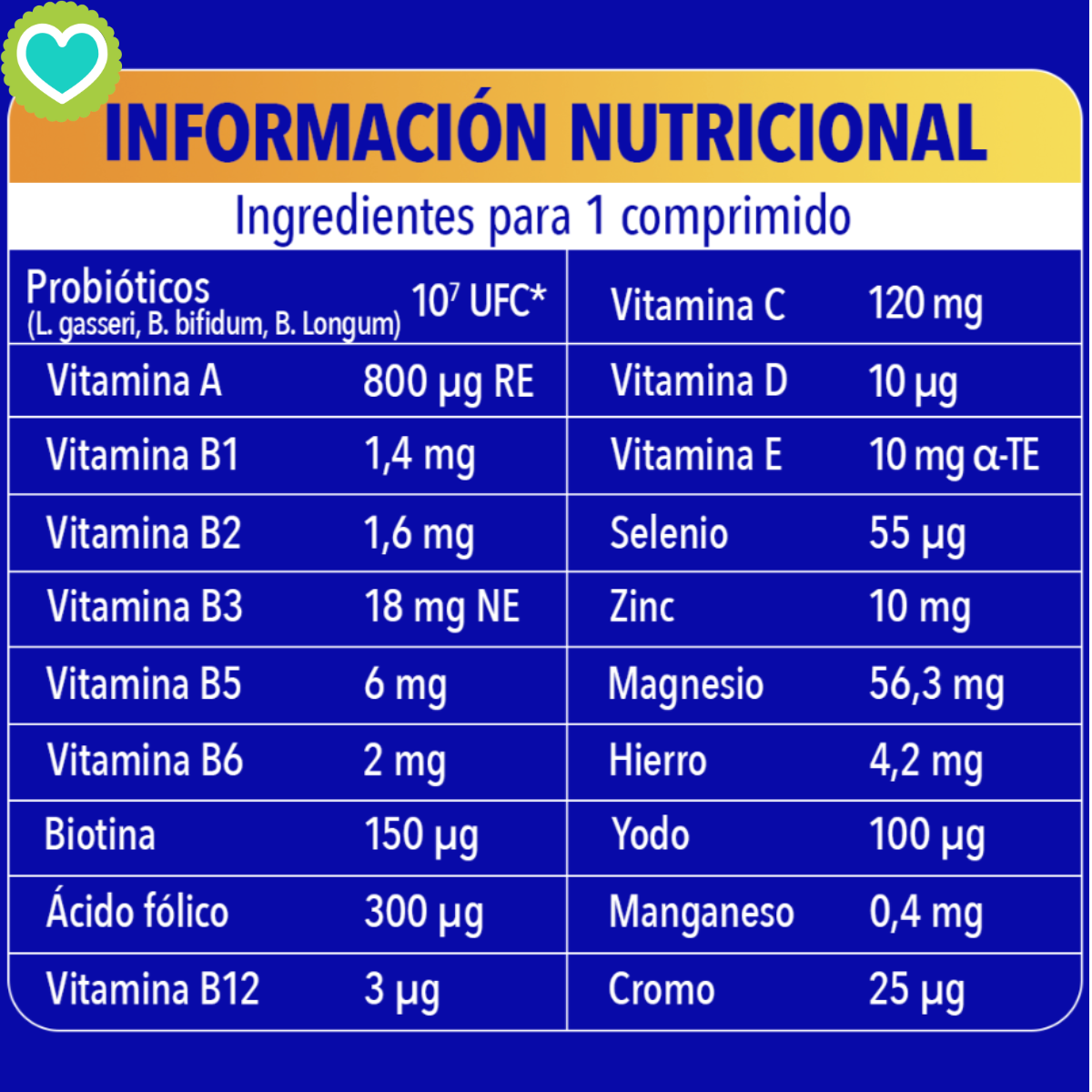 Bion3 Defense Vitamina D y Zinc 30 Comprimidos