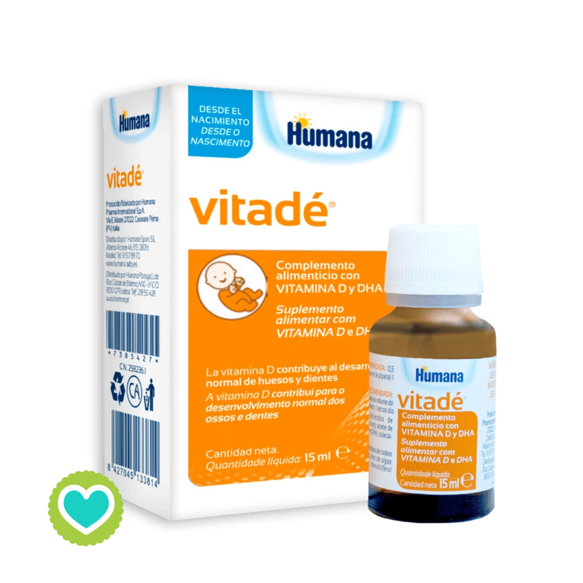 Humana Vitadé Vitamina D3 15ml