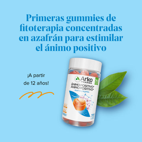 Image of Arkopharma Ánimo Positivo Arkogummies Azafrán 60 Gominolas