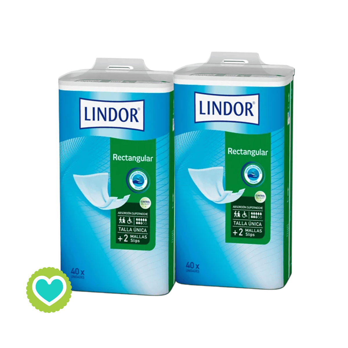 Lindor Pañal Rectangular Maxi Súper Noche 80 unidades