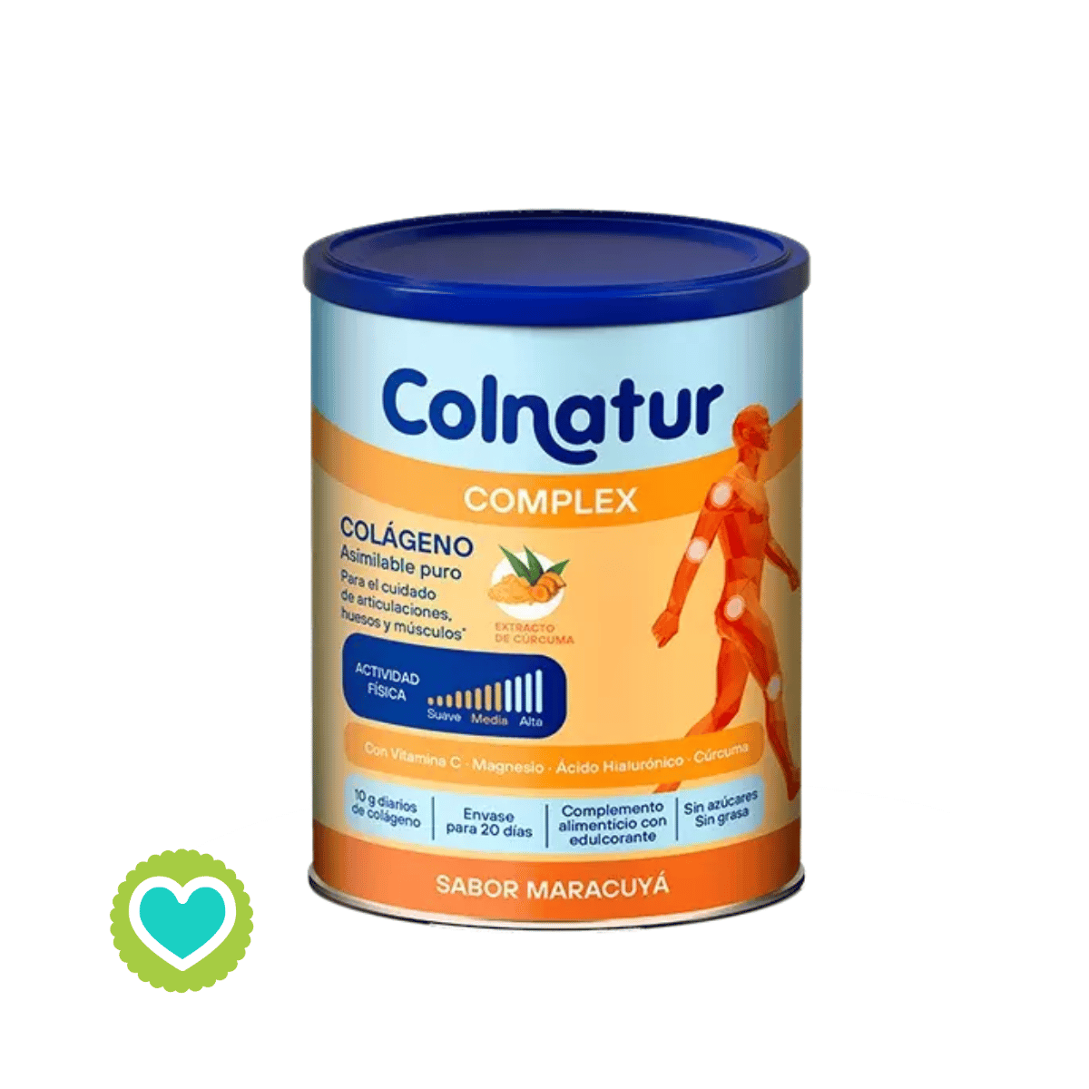 Colnatur Complex Colágeno Cúrcuma 250gr Sabor Maracuyá