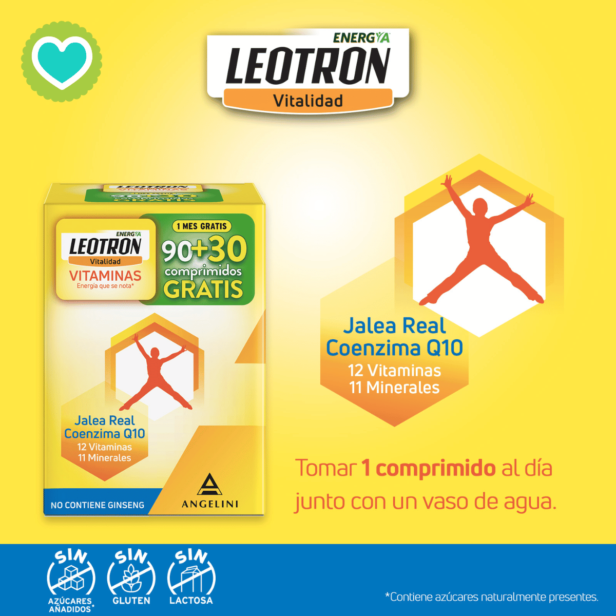 Leotron Vitaminas 90 Comprimidos + 30 GRATIS