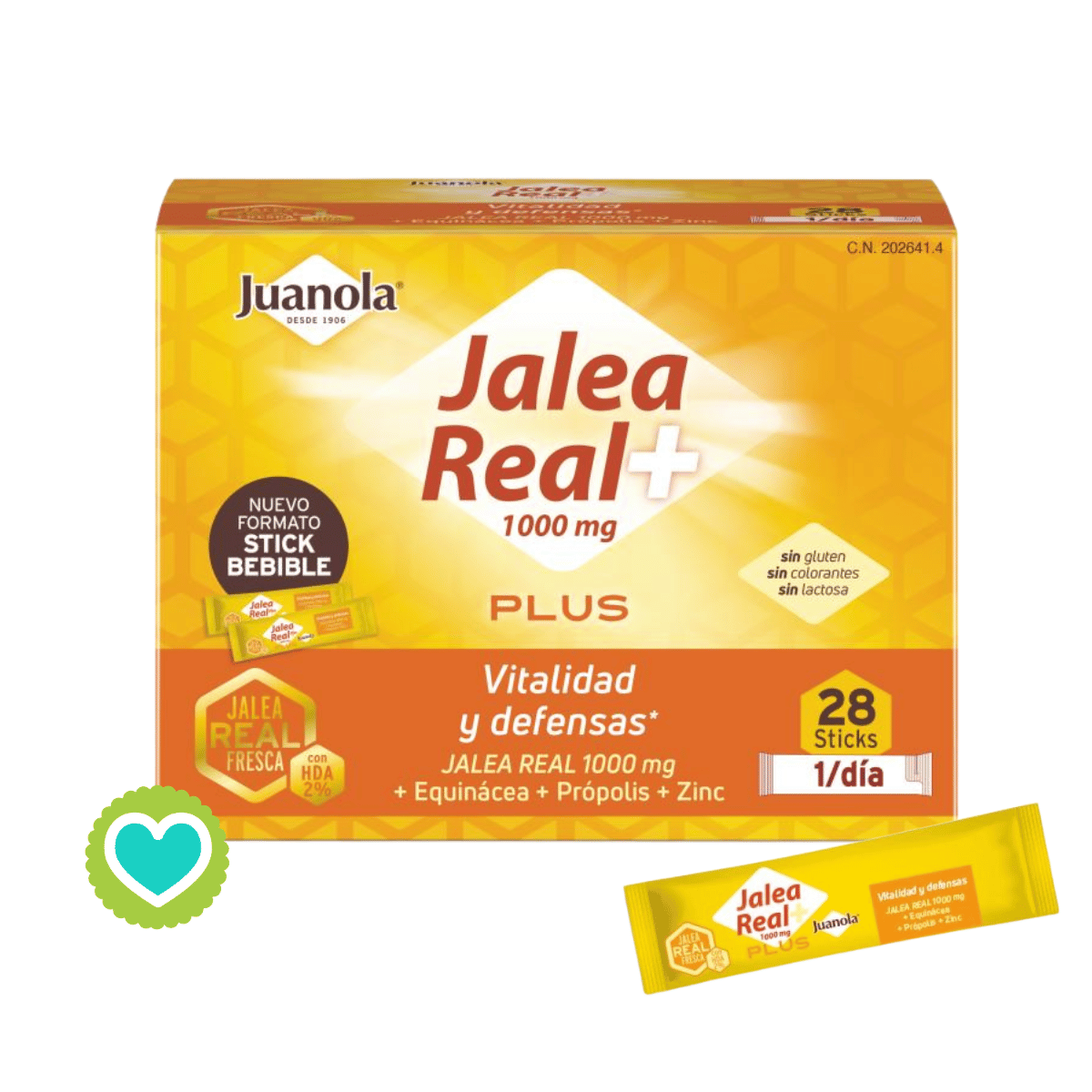 JUANOLA Jalea Real Plus 28 Sticks Bebibles Unidosis