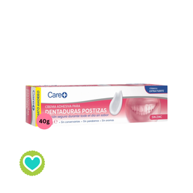 Care+ Crema Adhesiva Extrafuerte Sin Sabor 40g