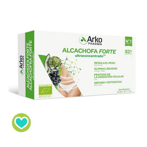 Image of Arkofluido Alcachofa Forte + Aloe Vera 20 ampollas