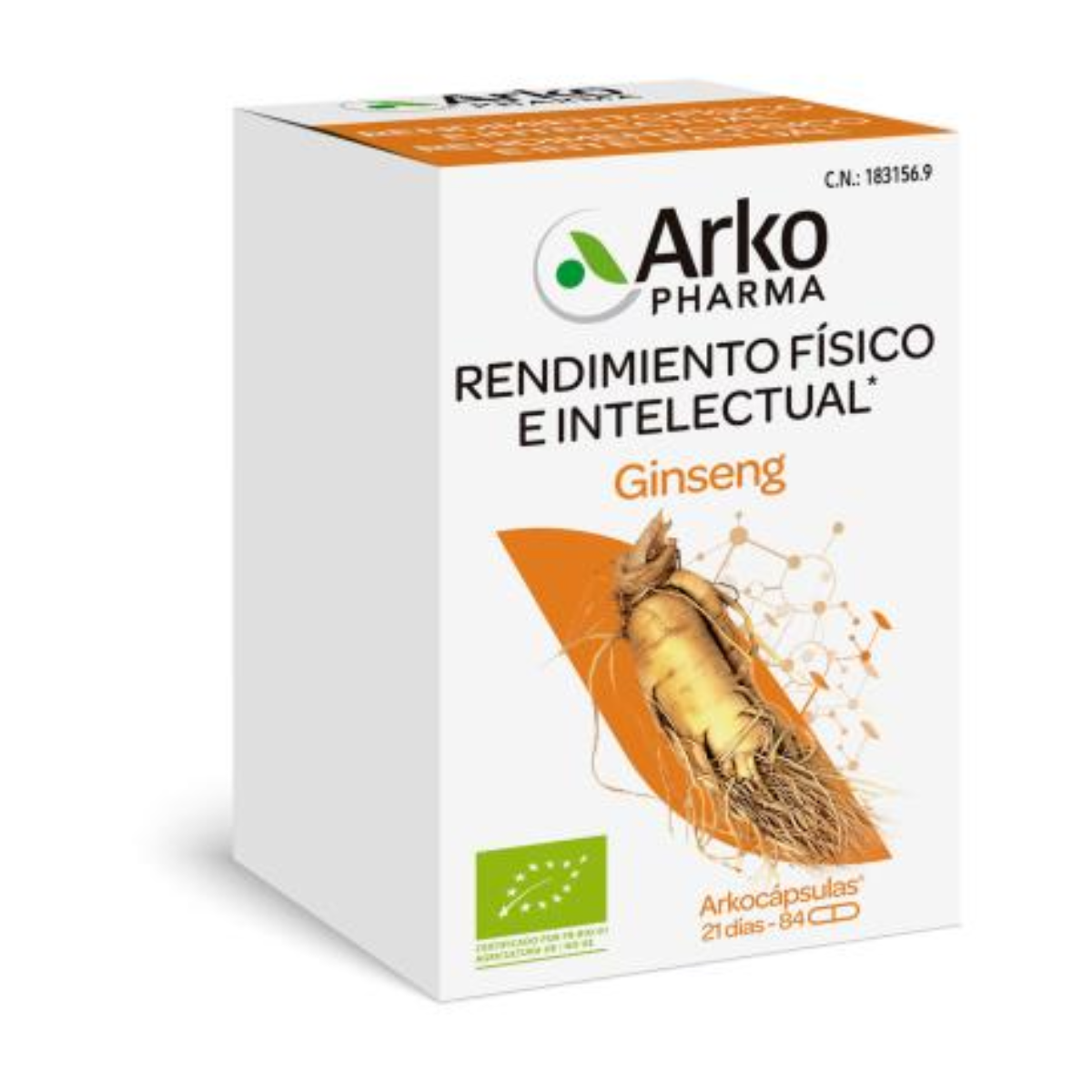 Arkopharma Ginseng 84 Cápsulas