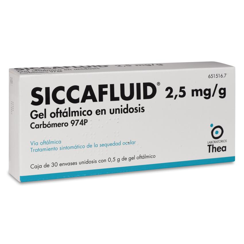 Siccafluid 2.3mg/g Gel Oftalmico 30 Monodosis 0.5g