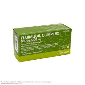 Fluimucil Complex 12 Comprimidos Efervescentes