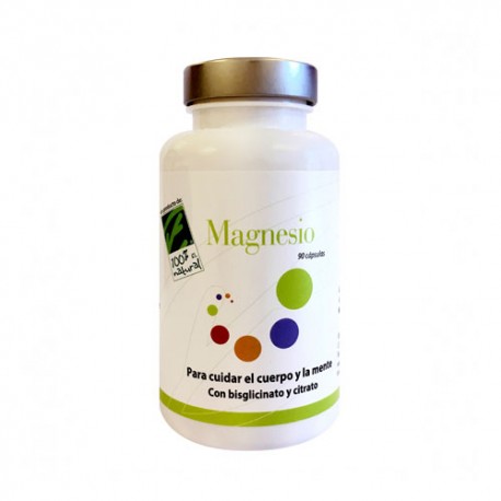 100% Natural Magnesio 90 Cápsulas
