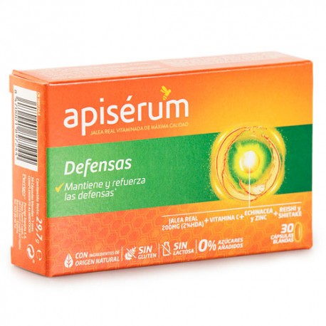 Apisérum  Defensas 30 Cápsulas