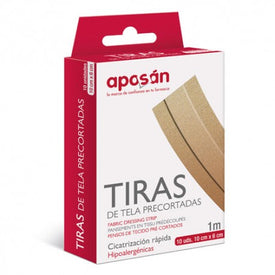 Aposan Tiras Tela 10U 10X6Cm