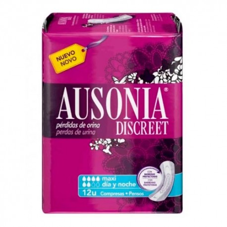 Ausonia Discreet Maxi Night 12 Unidades