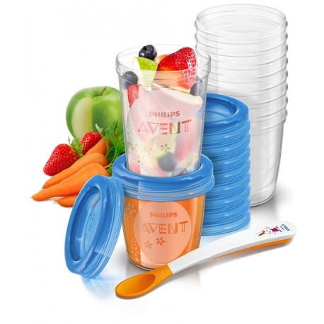 Avent Vasos Almacenamiento de Comida 20 uds