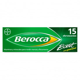 Berocca Boost Vitaminas Rendimiento 15 Comprimidos Efervescentes
