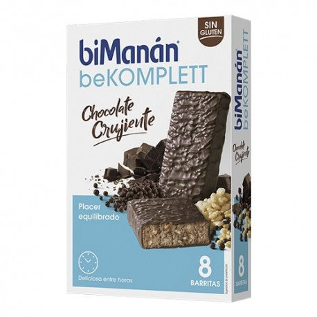 BiManán BeKomplett Barritas Chocolate Crujiente 8uds