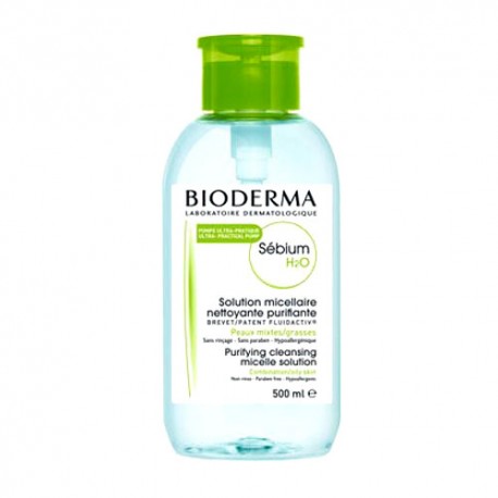 Bioderma Serum H2O Solución Micelar Limpiadora Purificante 500 ml