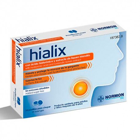 Hialix 24 Pastillas Para Chupar
