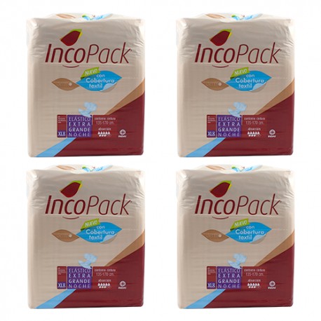 Incopack Pañal elástico Talla XL Noche 80 und