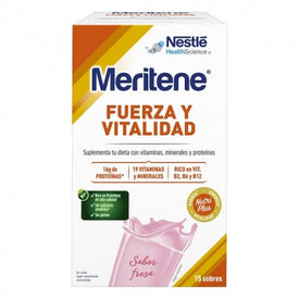 Meritene Polvo Fresa 15 Sobres 30gr