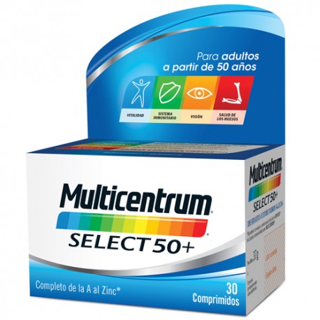 Multicentrum Select 50+ 30 Comprimidos