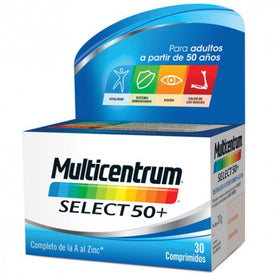 Multicentrum Select 50+ 30 Comprimidos