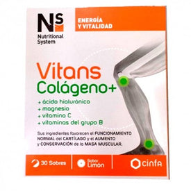 NS Vitans Colageno + 30 Sobres Sabor Limón