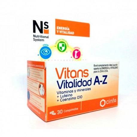 NS Vitans Vitalidad A-Z 30 Comprimidos