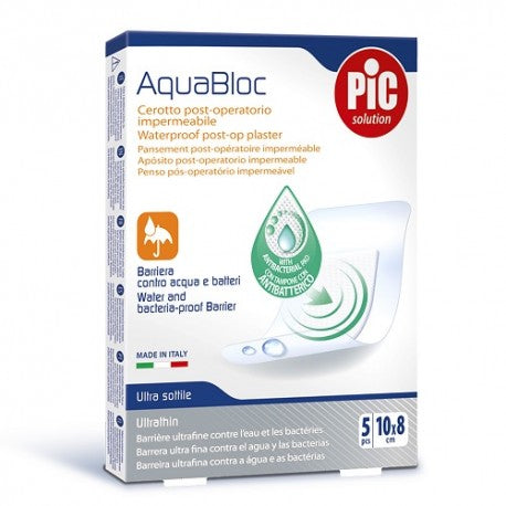 PIC Aquabloc Apósitos Post Operatorio 10X8 cm