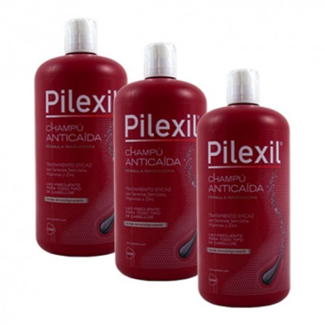 Pilexil Champú Anticaída Triplo 3x900ml