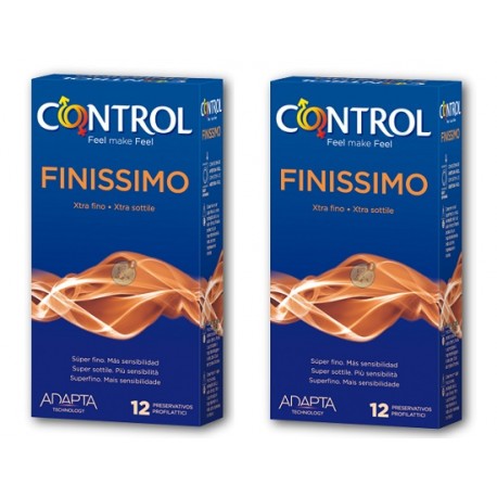 Control Pack Ahorro Finissimo Preservativos 2x12uds
