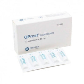 Qprost 10 supositorios