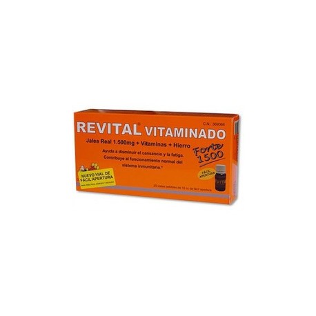Revital Vitaminado Jalea Real Forte 20 Viales