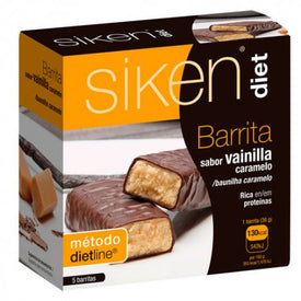 Sikendiet Barritas Vainilla y Caramelo 5 Unidades