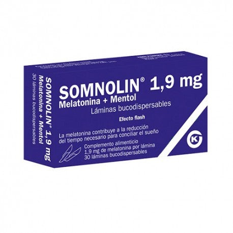 Somnolin Melatonia 1,9mg 30 Láminas