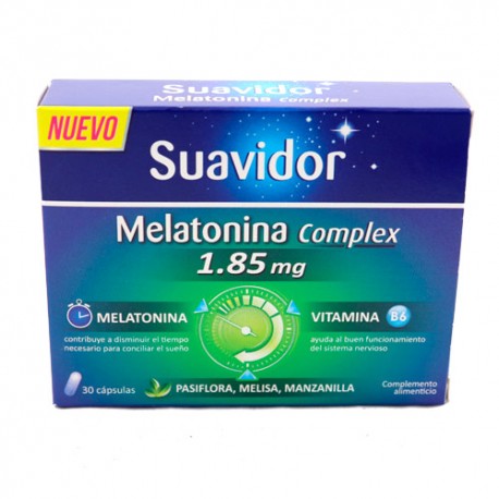 Suavidor Melatonina Complex 1.85mg 30 Comprimidos