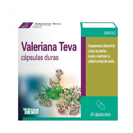 Teva Valeriana 60 Cápsulas Duras
