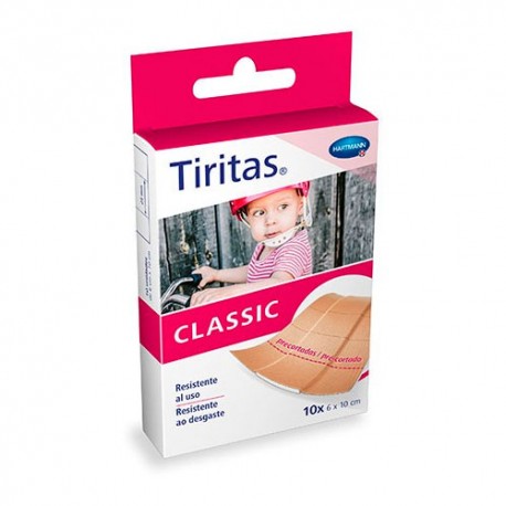 Tiritas Tela Classic Precortadas 10 Unidades