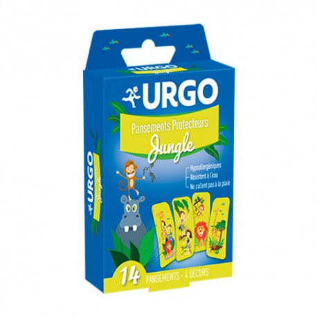 Urgo Apósitos Especial Niños Jungle 2.5cm x 5.7cm 14u.