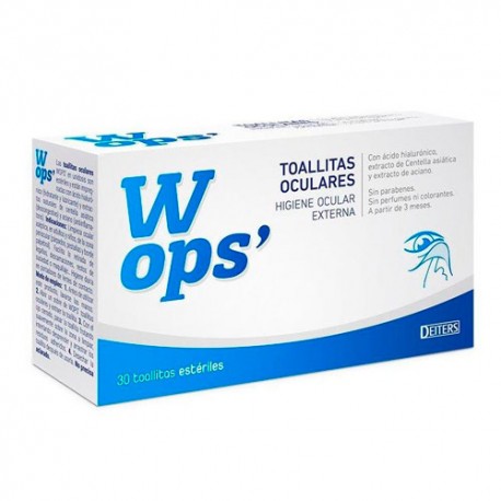 Wops Toallitas Oculares 30 Unidades