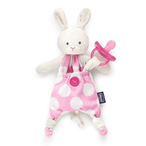Chicco Guardachupete Mantita Conejito Rosa Pocket Friend