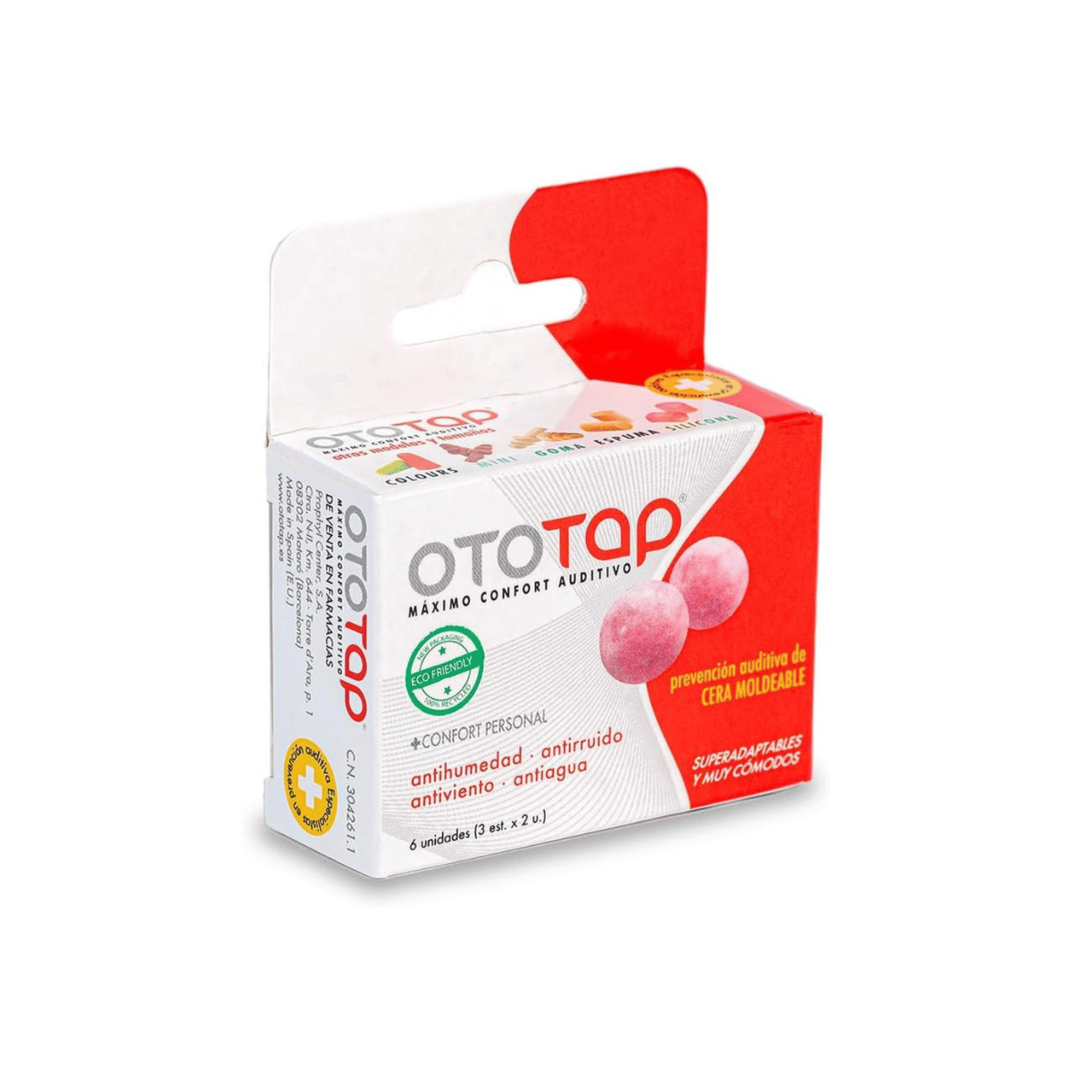 OtoTap Protectores Auditivos 6 Unidades