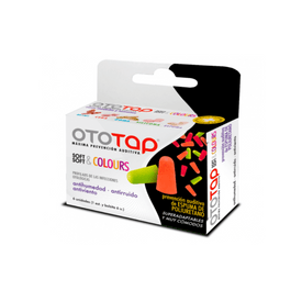 OtoTap Tapónes Espuma Soft & Colours Punta Redonda 6 Unidades