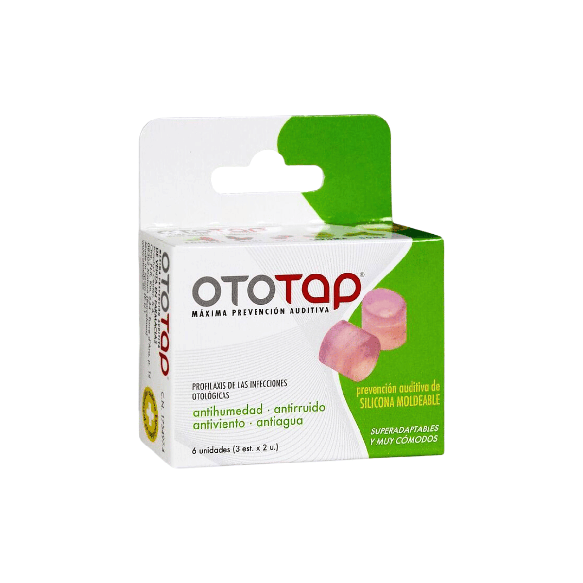 OtoTap Tapón Silicona 6 Unidades