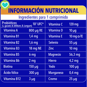 Bion3 Defense Vitamina D y Zinc 30 Comprimidos