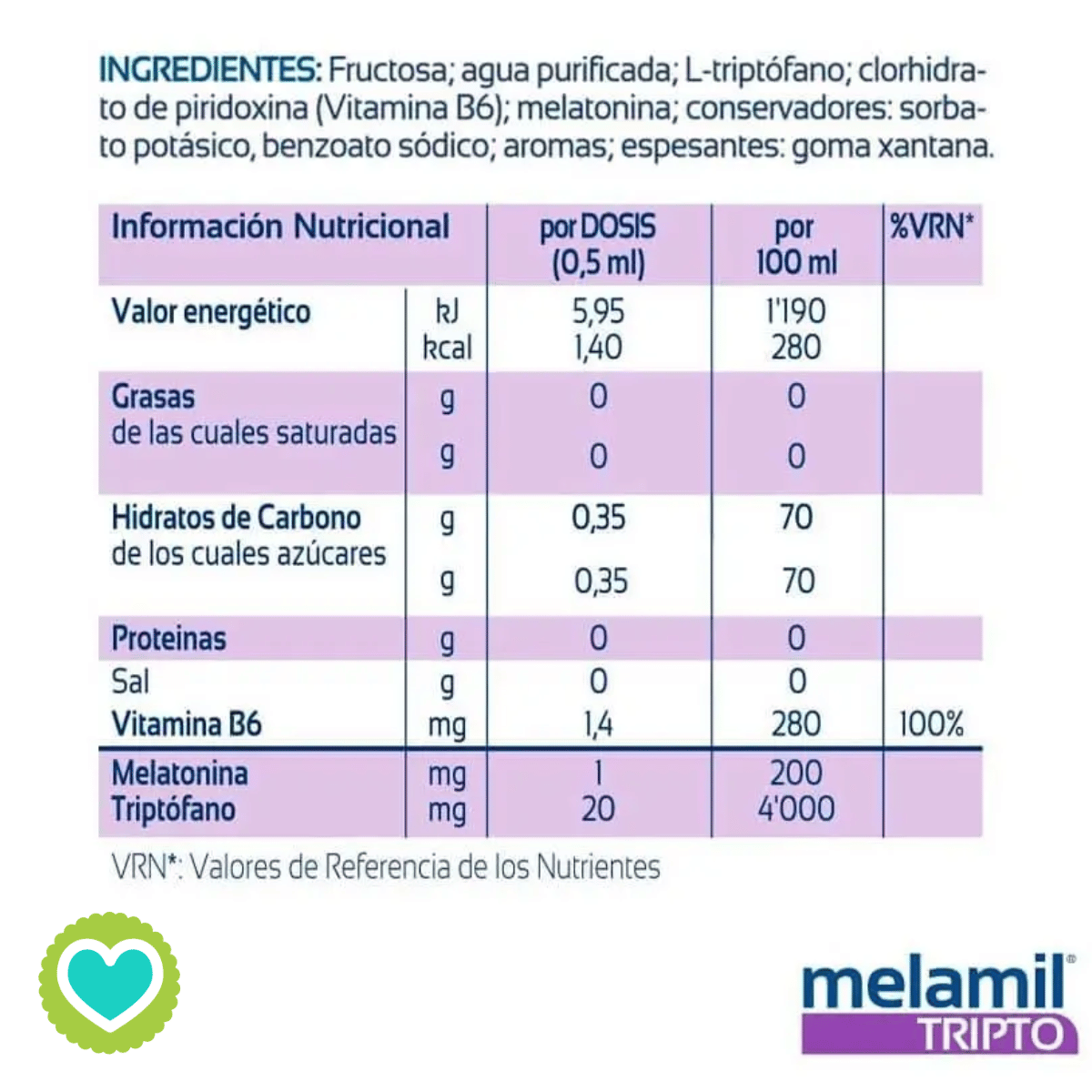 Humana Melamil Tripto Gotas 30ml