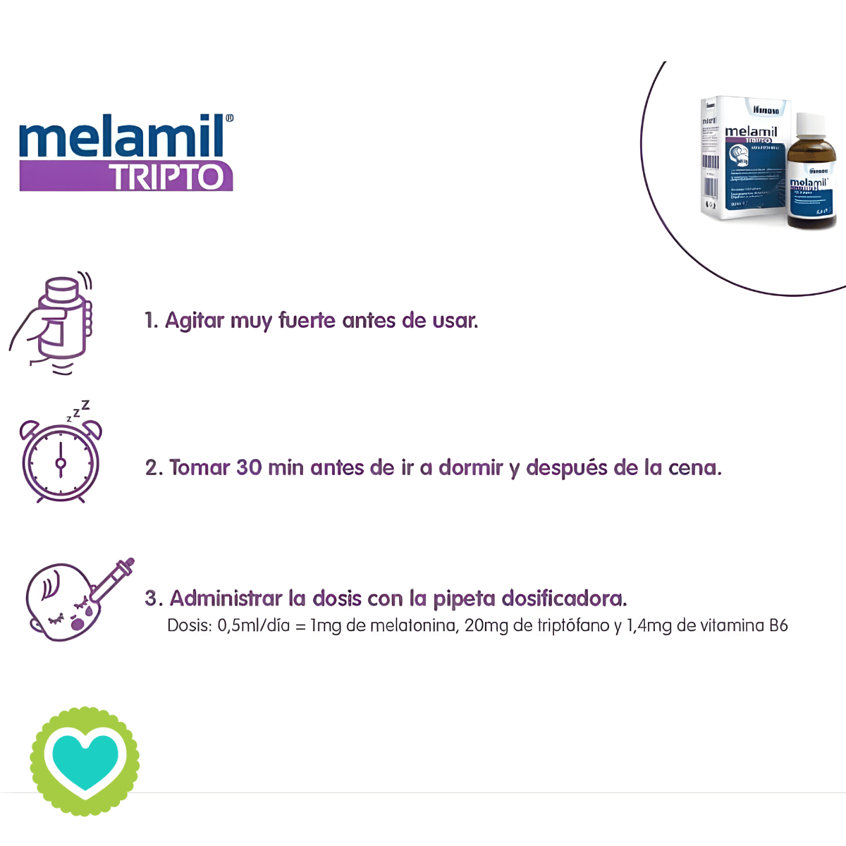 Humana Melamil Tripto Gotas 30ml