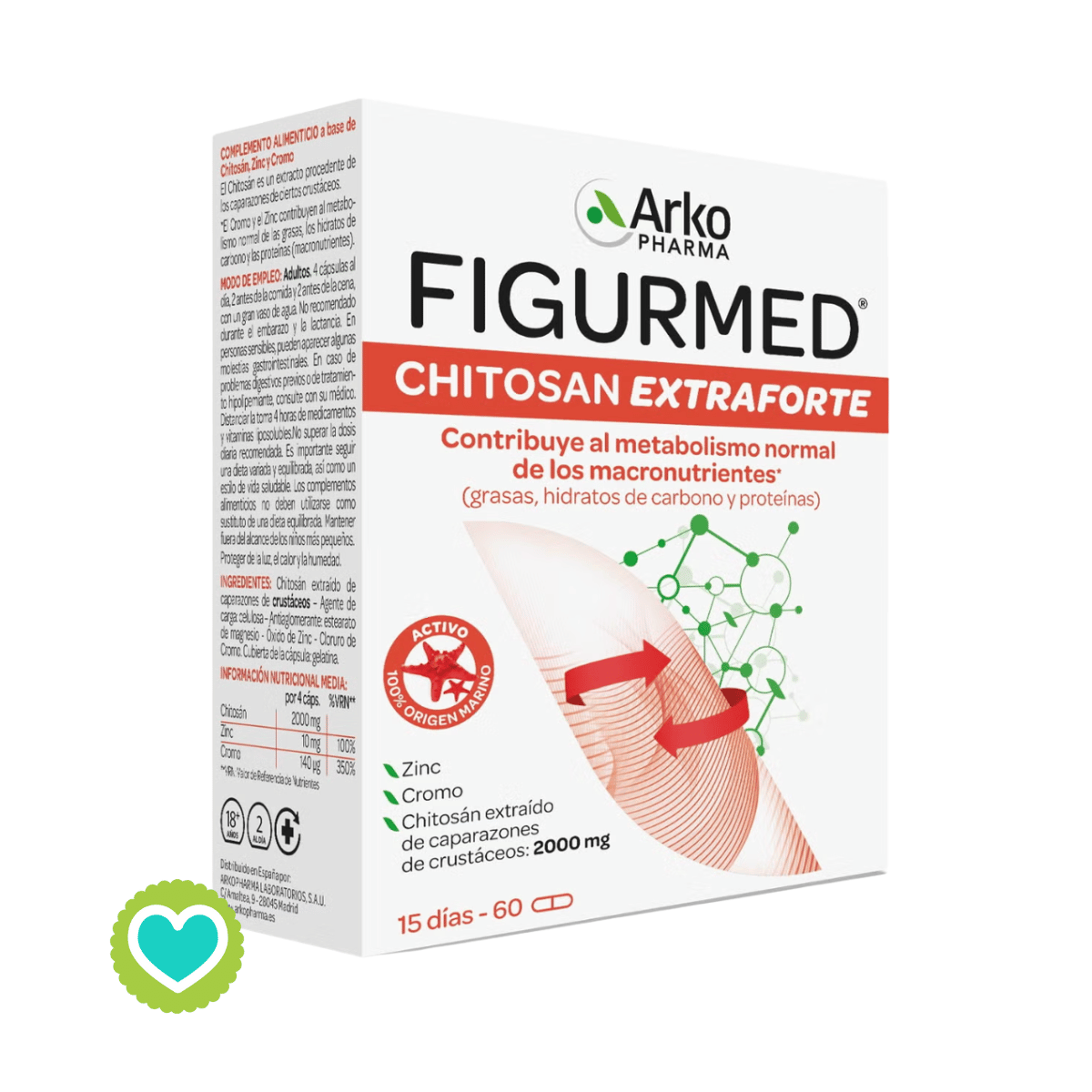 CHITOSAN EXTRA FORTE 500 mg - 60 cáps.