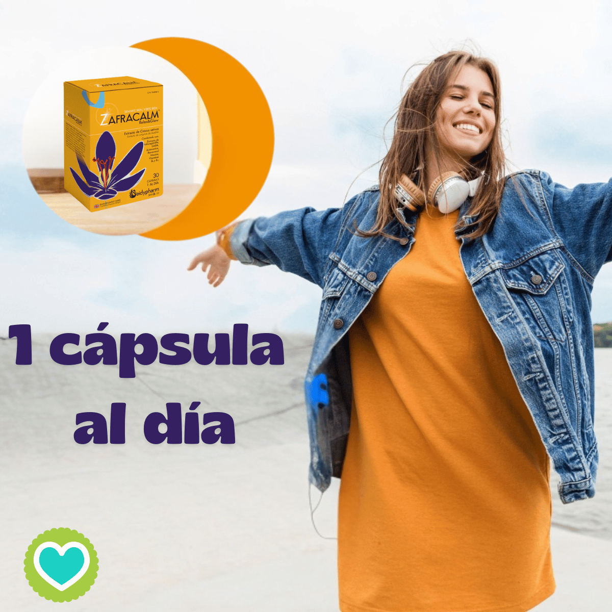 Zafracalm Relax & Glow Pack 3 x 30 Cápsulas Seid