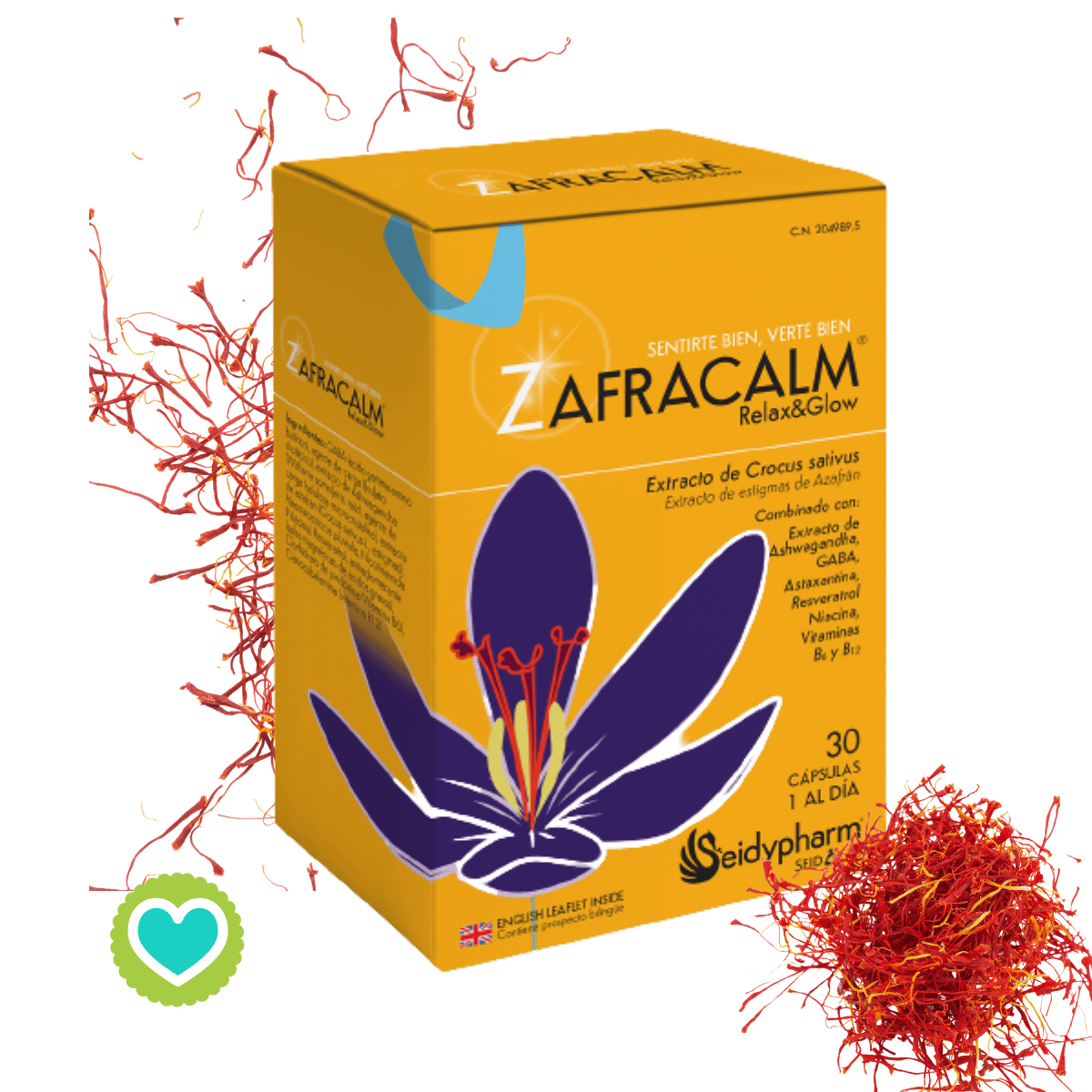 Zafracalm Relax & Glow 30 Cápsulas Seid